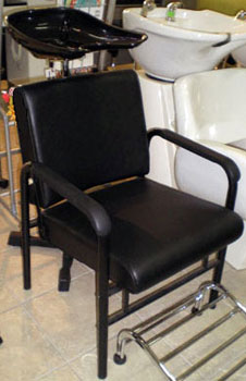 Reclinable basin chair